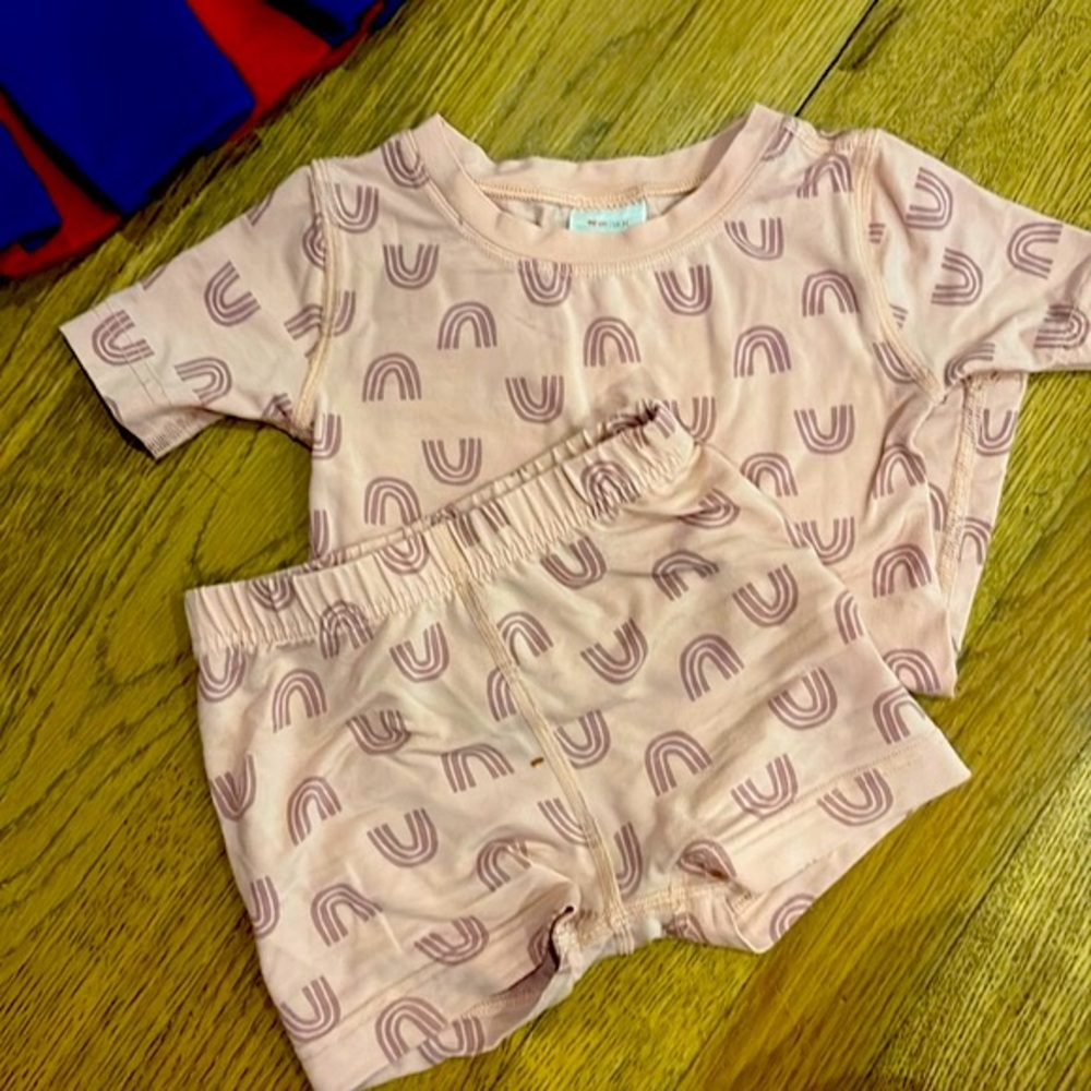 Hanna Anderson 3t pink pjs set